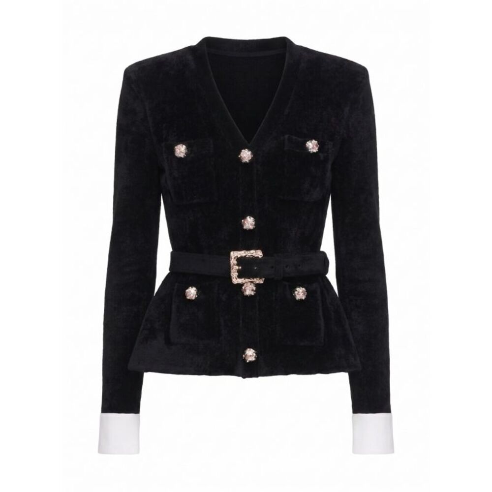Self-Portrait Women Chenille Knit Top